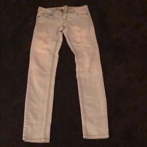 Light blue skinny jeans